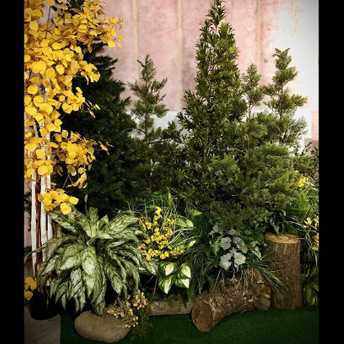 Large Rent-A-Woods Grouping - Rent-a-Woods - Large artificial forest grouping for rent Minneapolis